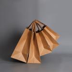 Industrial Surface Packaging Custom Logo Print Wholesale Grocery White Brown
