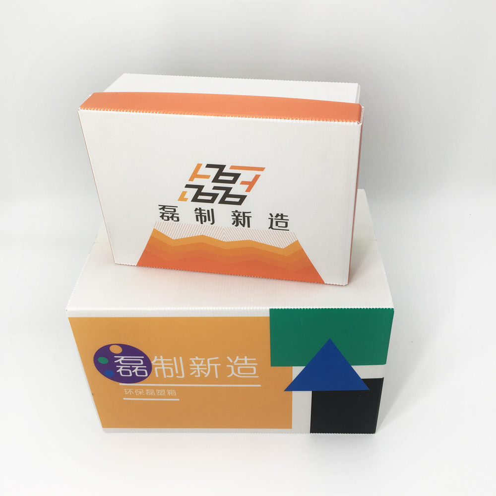 OEM Corrugated Plastic Storage Boxes Light Duty Anti Collision Promotion Delivery