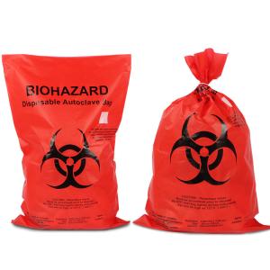 Quality RED Heal Seal Roll Disposal Bags For Medical Waste wholesale