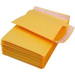 14x20cm Reusable Shipping Packaging PE Kraft Bubble Wrap Courier Bags