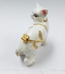 New product animal cat Metal Crystal Rhinestone Jewelry Box Trinket Box