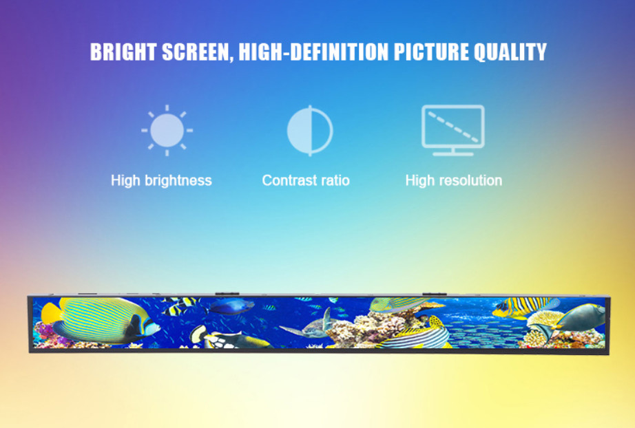 High Resolution LCD Widescreen Monitor Stretched High Level Of Integration