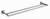 D52024 double towel bar bathroom accessory sanitary ware brass chrome luxury cheap bathroom living room hotel