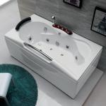 Massage Acrylic Whirlpool Bathtub M1789-R High Gloss Fade Resistant