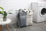 Foldable Waterproof X Shape Steel Laundry Basket