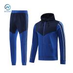 Wholesale Custom Logo Hoodie Jacket Zipper Soccer Tracksuit Training Wear Long