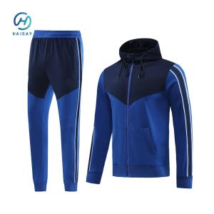 Quality Casual Sportswear Men's Sports Set Zip Up Hoodie Custom Men Tracksuit Track Suit wholesale