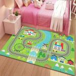 Crystal Velvet Childrens Playroom Rug 80*160cm Game Room Carpet