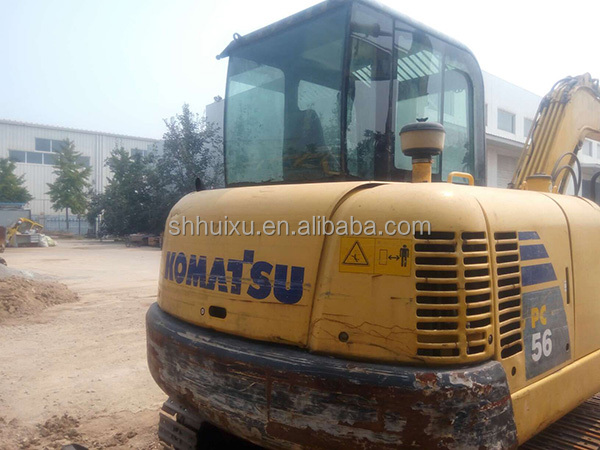 komatsu mini crawler excavator PC56 Used digger KOMATSU PC56 Komatsu Excavator