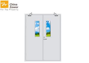 Quality 45/ 55 mm Stainless Steel Fire Rated Doors For Commercial Buildings/ Twin Doors wholesale