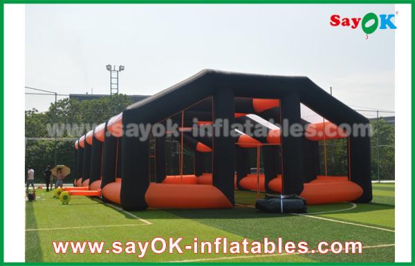 Inflatable House Tent 20m Orange And Black Oxford Cloth Inflatable Air Tent