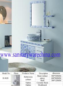 Quality Modern Alunimun Bathroom Vanity/ aluminum alloy bathroom cabinet/Mirror Cabinet /H-9628 wholesale