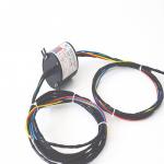 Aluminium Alloy Housing 300 Rpm Waterproof Slip Ring Solid Bore
