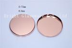 electroplating rose gold metal lids for candle holder
