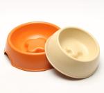 Degradable Bamboo Pet Bowl Commercial Slow Eating Dog Bowl BSCI Approved