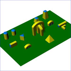 Quality 45 pcs Paintball Bunker Range for Outdoor Sports wholesale