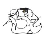Black OEM 22041555 Engine Cable Harness For Truck FM13