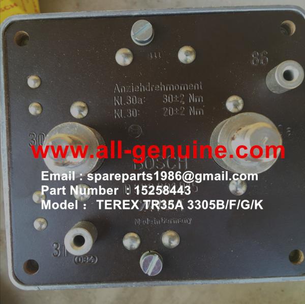 15258443 ISOLATOR RELAY OF TEREX NHL UNIT RIG CUMMINS ALLISON TR35A 3303 3305