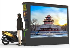 Quality Supermarket 21.5'' User Screen 100 Cabinet Swapping Battery Station wholesale