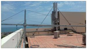 Quality Electric hoist 380V building cleaning suspended platform in Indonesia wholesale