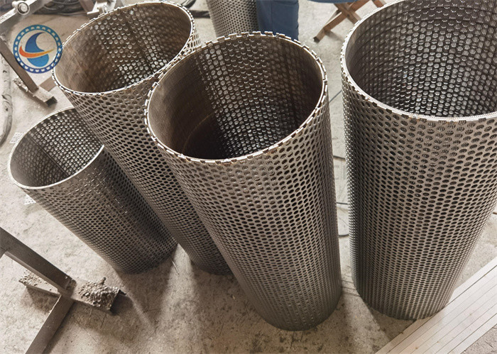 Reverse Back Wash Filter Drum Johnson Wire Screen Slot Cylinder 316l