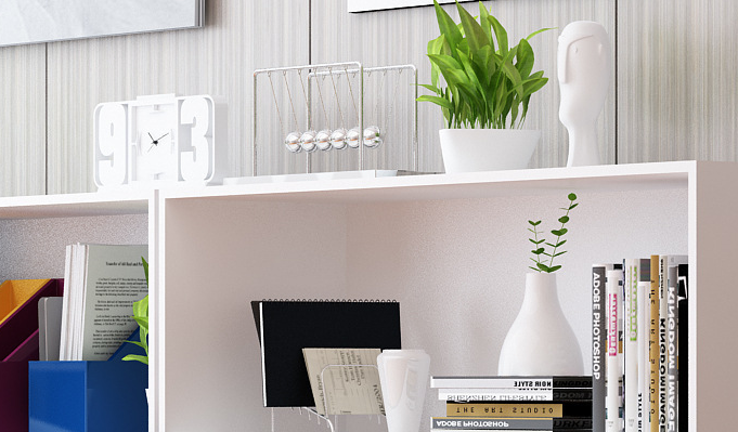 Office Two Door Pantry Cabinet with Modern Design and T/T 30% Deposit 70% Balance
