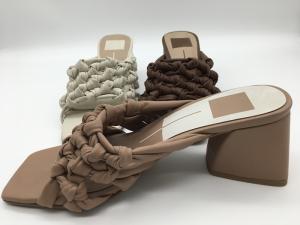 Quality ODM Womens Chunky Platform Sandals Brown Beige Fashion Casual Ladies Sandals wholesale