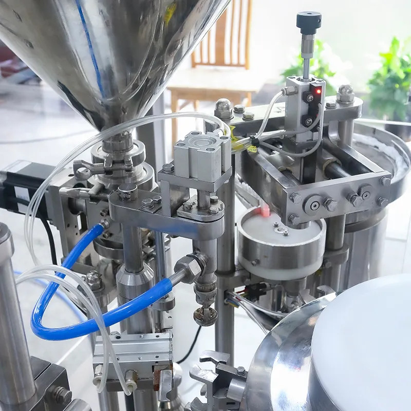 Automatic Pneumatic aseptic Gel Plugging Prefilled Paste Plastic Syringe Filling Machine
