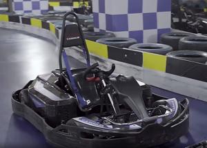 Quality ISO9001 Fun World Fast Track Go Karts 28km/H Alloy Steel Frame wholesale