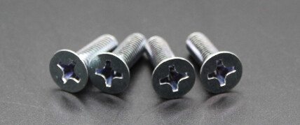 High Ranking M5x30 Flat Head Screw , Hardware Mild Steel Crosshead Screws