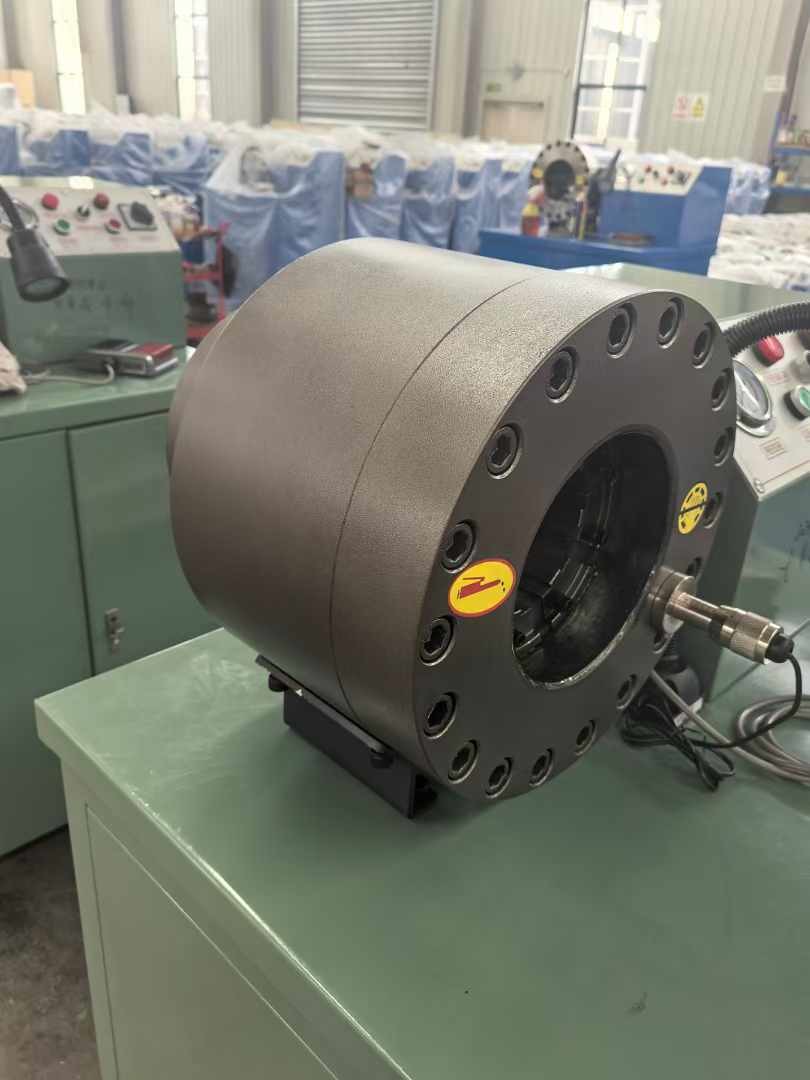 Forging Process Semi-automatic Electric Hydraulic Hose Pipe Crimping Machine 10 Dies Hose Crimping Machine