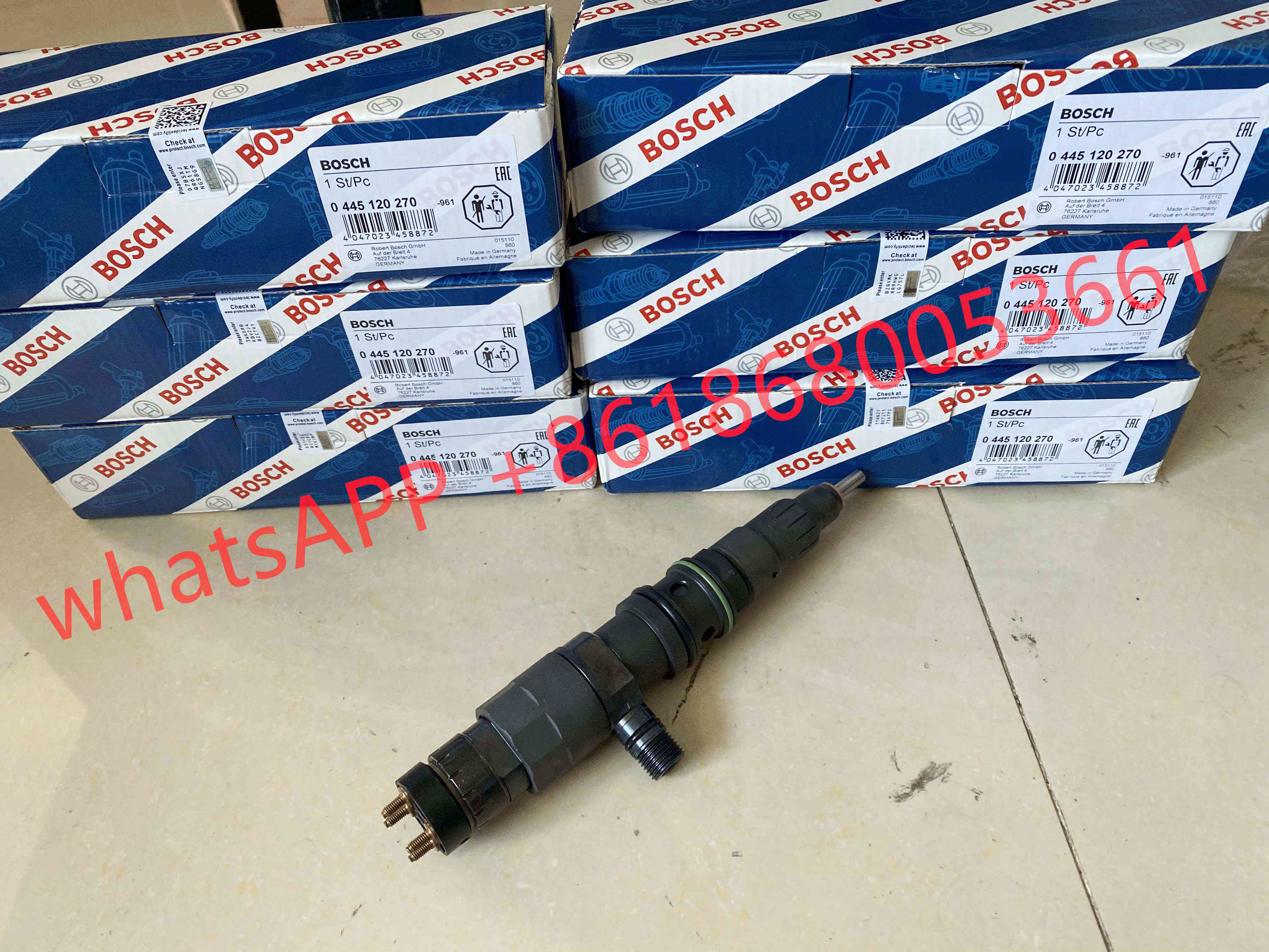New Original Brand 0445120270 0445120271 0986435598 A4710700487 A47107004870080 Common Rail Diesel Fuel Injector