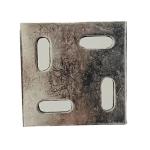Weather Resistant Aluminum Curtain Wall Embedded Parts Silver Anodized