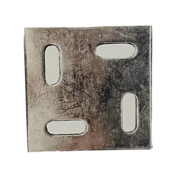 Cheap Weather Resistant Aluminum Curtain Wall Embedded Parts Silver Anodized for sale