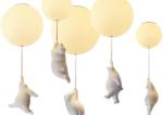 Romantic Kids Children Bed Room Pendant Light Colourful Glass Balloon Led