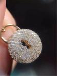 diamonds key necklace 18kt gold with yellow gold or white gold or pink gold
