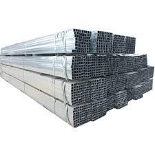 Quality Quarter Inch Galvanized Steel Square Tubing 3 Inch 6m - 12m Length Smooth Appearance wholesale
