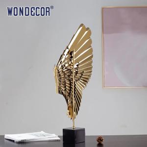 Quality Abstract Metal Art Decoration Angel Wings Stainless Steel Sculpture wholesale