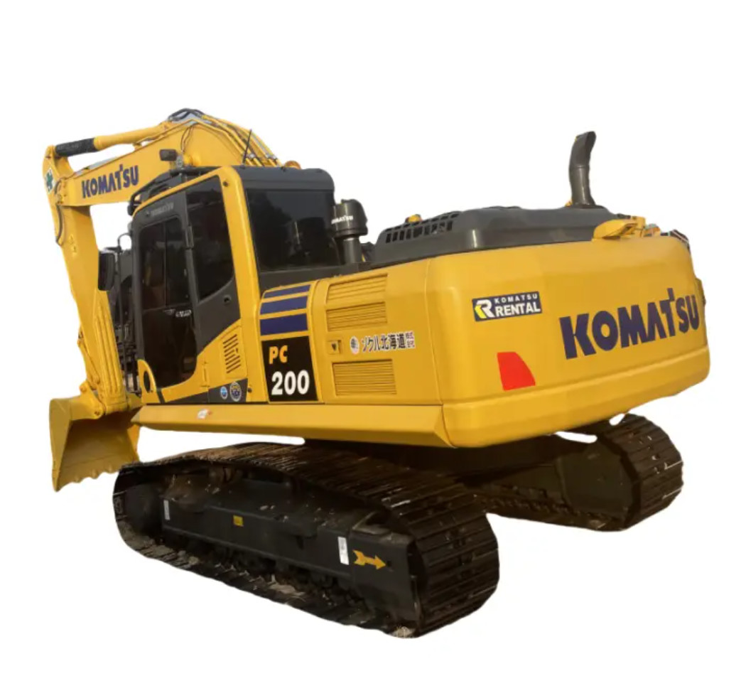 Japanese Original Used Komatsu Excavator PC 200 Hydraulic Backhoe Crawler 20 Tons