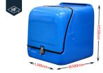Waterproof Insulated Motorcycle Delivery Box , 113L White Motorbike Pizza