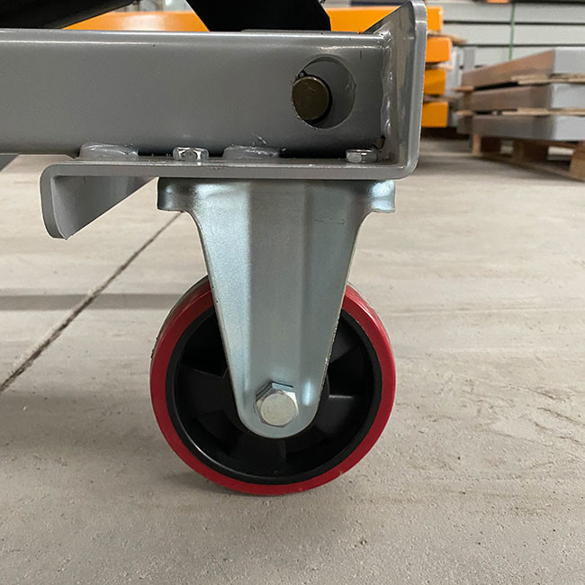 Mini Hydraulic Portable Scissor Lift Tables 150kg 27.56''X17.72'' Mobile Max Height 29.72in
