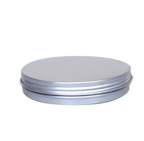 30ml Silver Round Threaded Aluminum Box Travel Portable Cream Box Ink Mud