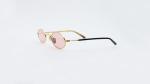 Fashion Men Women Retro Small Oval Sunglasses Titanium Frame Shades Unisex