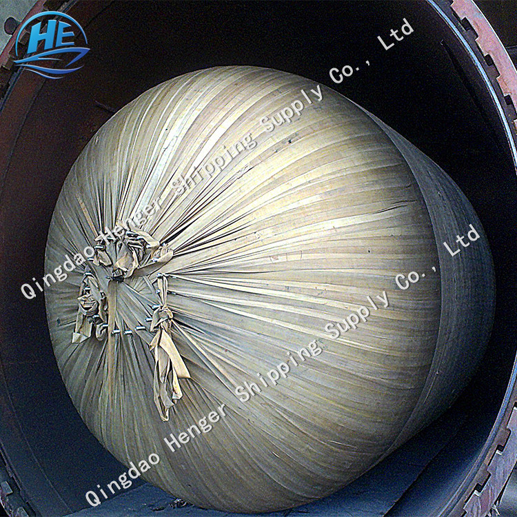 ISO 17357 Certification Pneumatic Rubber Fender Rib Type Fender