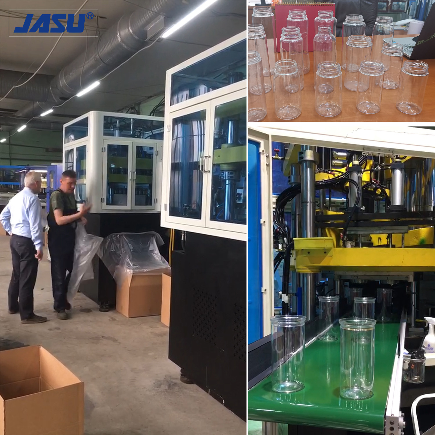 ISBM Machine TRITAN PCTG Bottling Production Line Small Blow Molding Machine 10 Cav