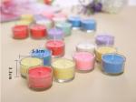 Creative Romantic Glass Candle for Valentine′ S Day