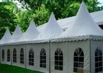 Durable garden marquee pavilion pagoda party tent with logo printed for