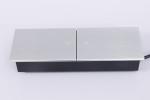 220V Sliding Power Outlet Strip Desk Mounted Sockets Custom