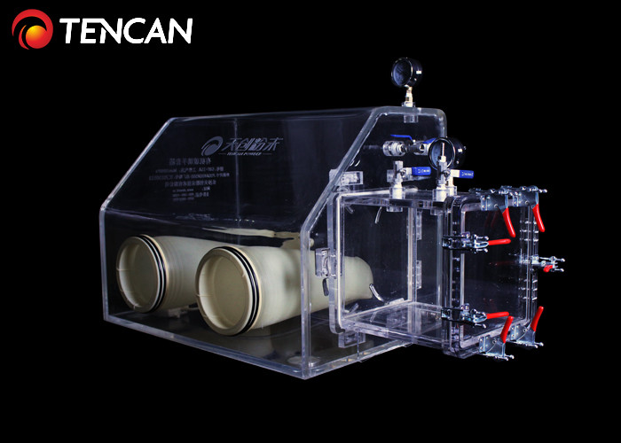 Convenient Operation Laboratory Glove Box , Clear Glove Box for Chemistry Lab