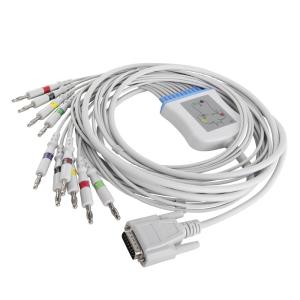 Quality Mindray DECG-03A M2461A ECG Cable And Leadwires IEC 4.0 Banana Connector wholesale